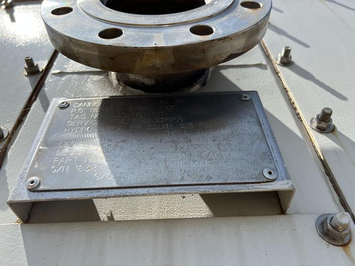 Used Heat Exchanger, Air-Fin Tube, 1200 deg F, Canon Boiler Works #S744456