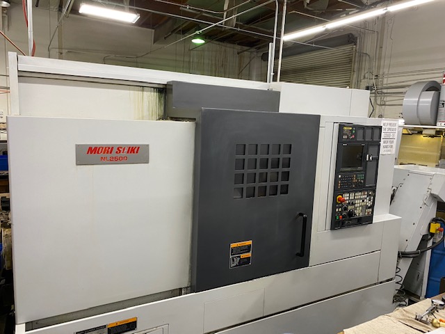 Used 2005 MORI SEIKI NL-2500/700 CNC TURNING CENTER LATHE MSX-850 CONTROL #5747