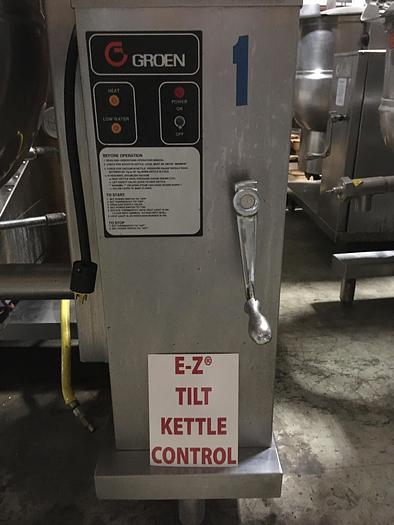 Used GROEN DH-60, 60 GAL STAINLESS STEEL TILTING NATURAL GAS STEAM KETTLE (#724)