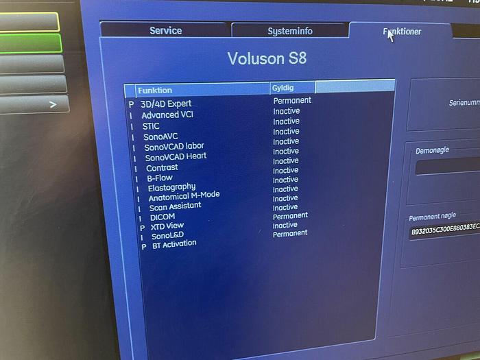 Used GE Voluson S8