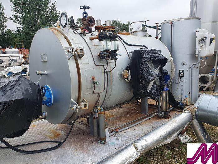 Used 2015 Byworth Boilers 1500 kg/hr Steam Boiler Skid Mounted