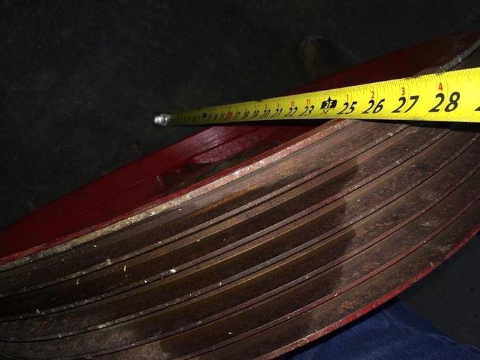 Used PULLEY SHEAVE 6-GROOVE 6B250 E BELT DRIVE WHEEL for Mud Pump