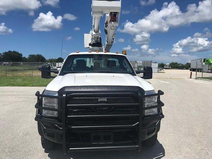 Used Versalift VST40-MH 45ft Bucket Boom on 2015 Ford F550 4x4 Reg Cab Utility Truck – C44902