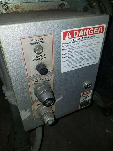 Used Baird 15 Ton Stamping Punch Press Made in USA Bridgeport CT