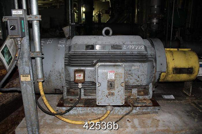 Used Toshiba 4DG200L1HHRC A/C Motor, 200 Hp, 1800 Rpm, 5010US Frame #42536