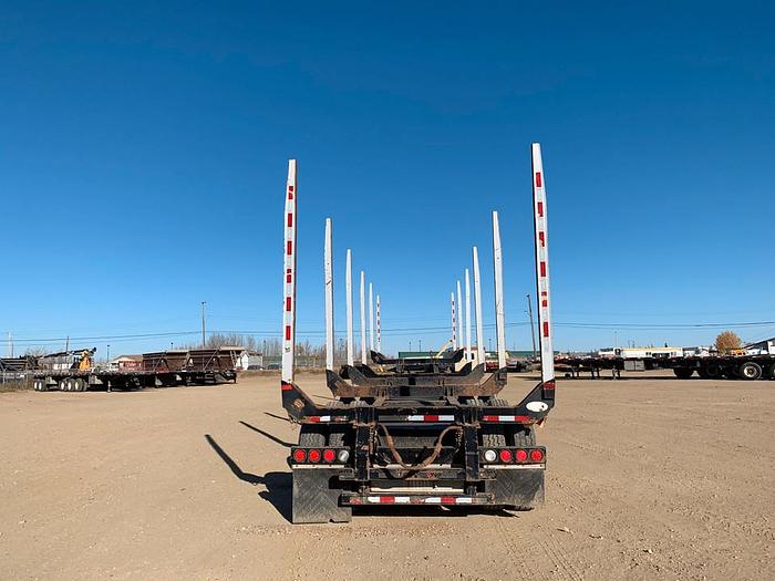 Used 2016 BWS Tridem Hay Rack Logging Trailer