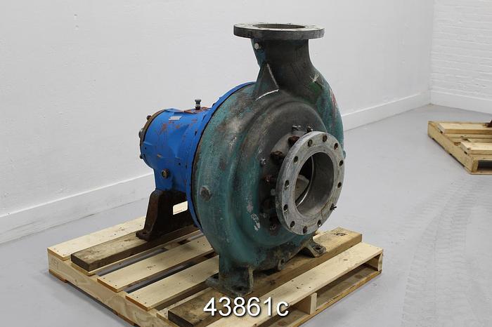 Used Goulds 3175 8x10x22 Pump, Stainless Steel Casing, 4-Vane Stainless Steel Impeller #43861