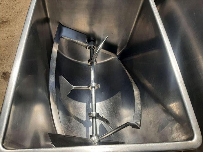 Used Mixer, Paddle, 5 CF, S/st, 200 lb., Leland, Mdl. 200DA70, #S744536