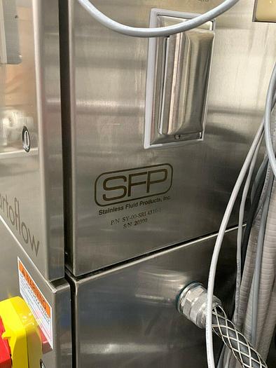 Used Sartorius Filtration Skid w/ Filter Press, 75 L Jacketed Tank & Tri-clover Pump