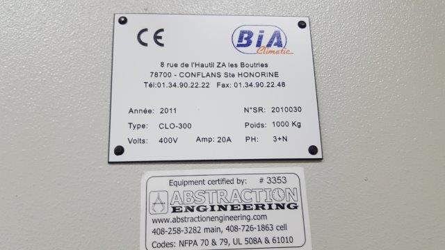 Used BIA Climatic CL 0-300 Climatic Chamber