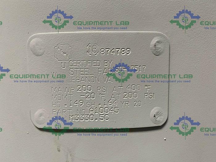 Used Quincy Air Compressor QCV 040-090 w/ 60 Gallon Steel Fab Air Tank