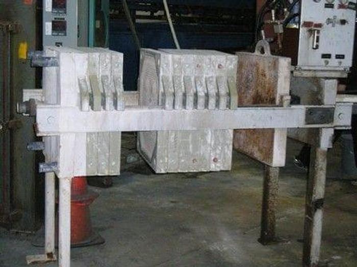 Used 3.25 CU. FT. ENVIROTECH FILTER PRESS – POLYPRO. – 630 MM – C.G.R.