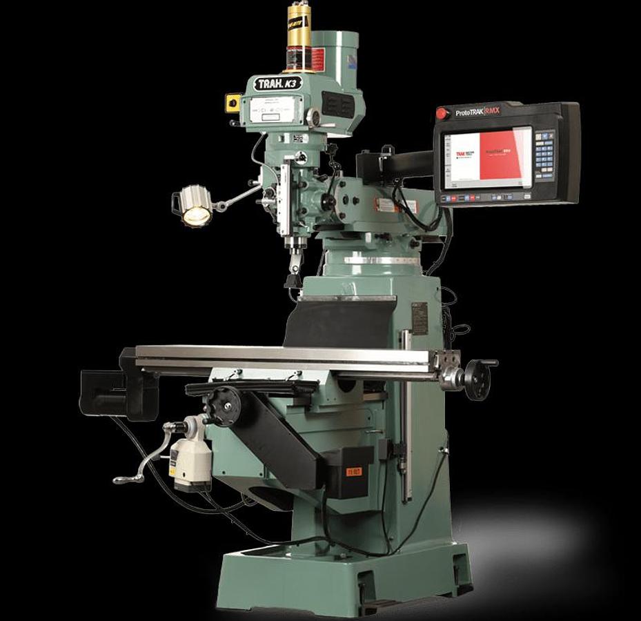 TRAK 2 Axis K3 CNC Knee Mill w/RMX Control K3
