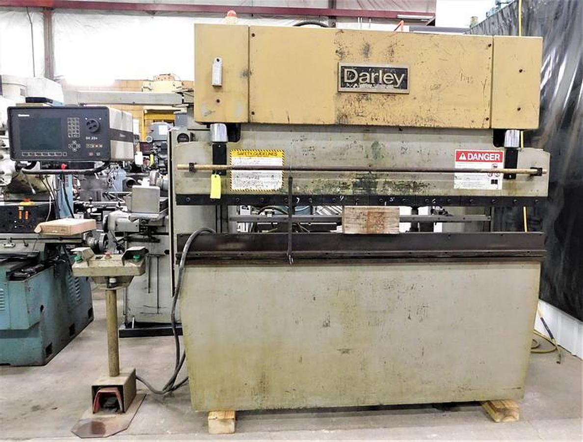 Used 1984 Darley 80" x 55 Ton Hydraulic Press Brake EHP50 20/15