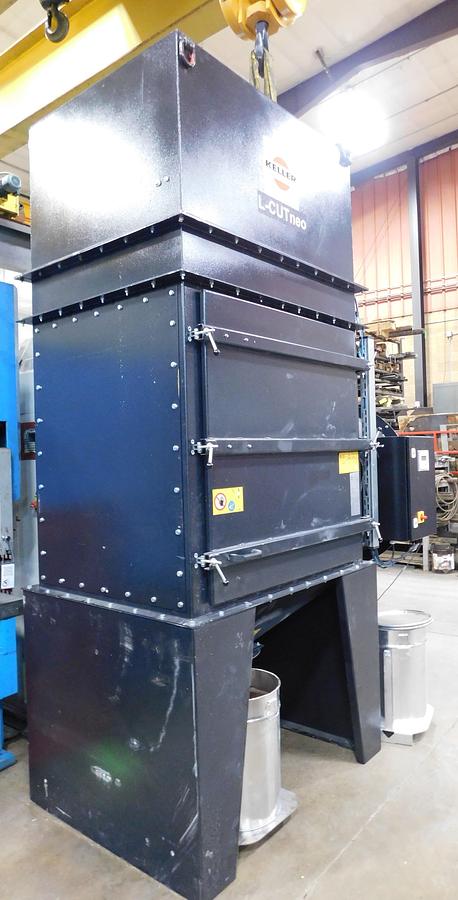 Used 2025 Keller 6 Filter Dust Collection Unit L-CUTNEO L-6K