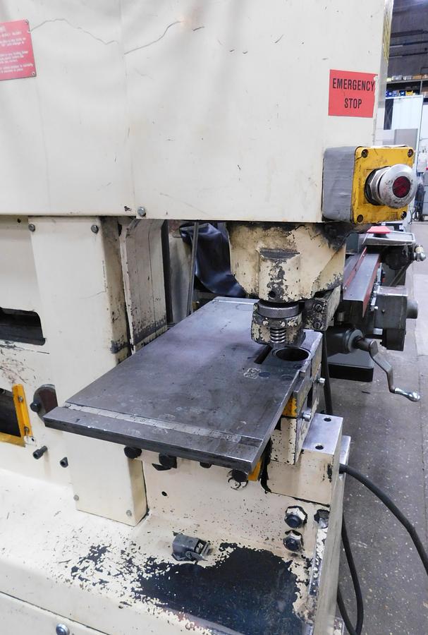 Used 1998 Geka 55 Ton Hydraulic Ironworker Hydrocrop 55A