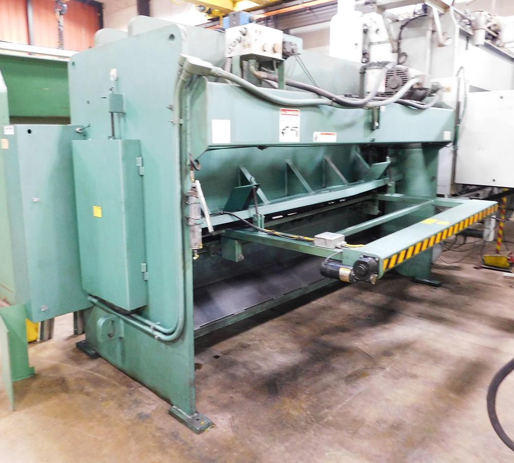 Used Betenbender 10' x 3/8 Hydraulic Shear 10-3/8