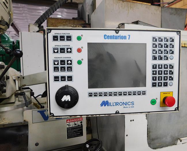 Used Milltronics VK1 2 Axis CNC Vertical Mill VK1 Series A