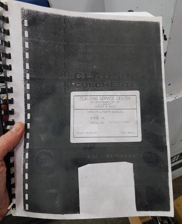 Used Clausing Metosa 13" x 30" Toolroom Lathe Metosa C1330S