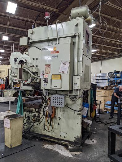 Used 1986 Komatsu 121 Ton OBI Punch Press 110-2 OBS