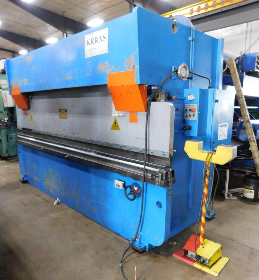 Used 2007 Krras 12' x 175 Ton Hydraulic Press Brake 160.37