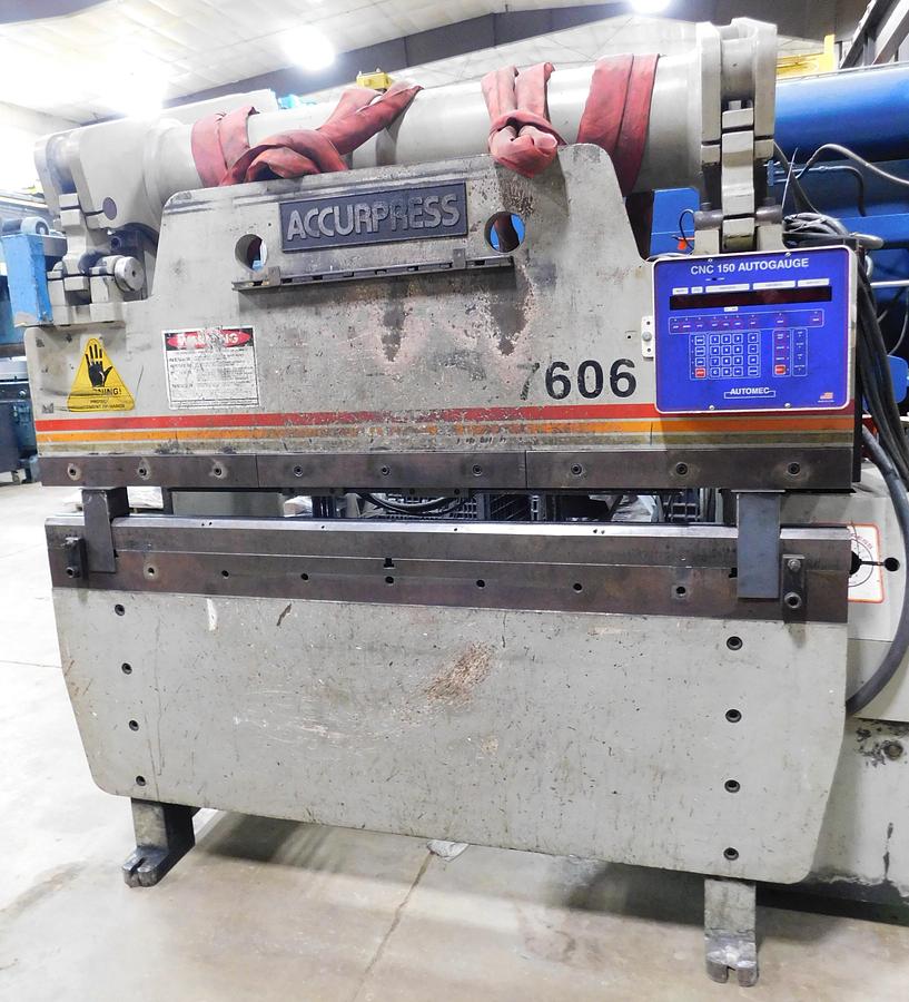 Used Accurpress CNC 6' x 60 Ton Hydraulic Press Brake 7606