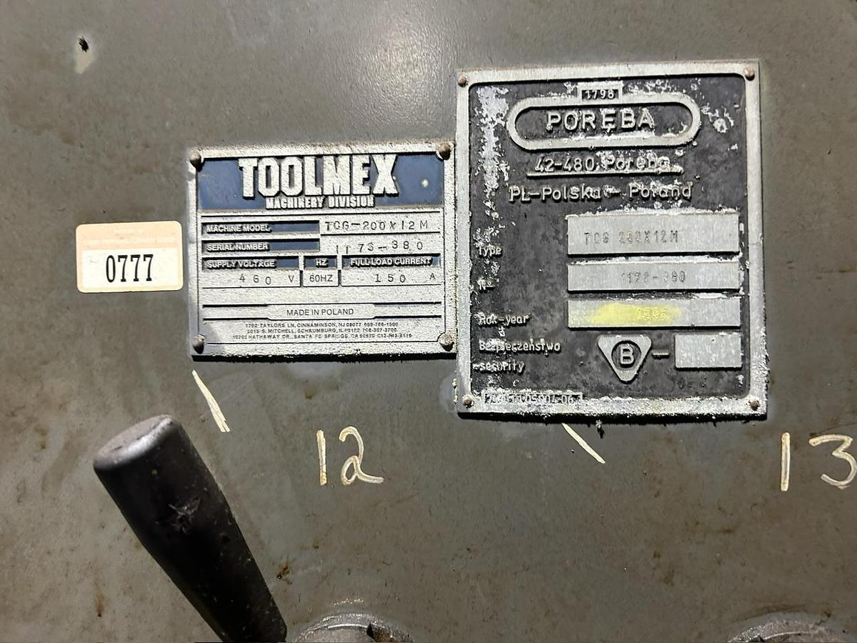 Used 1996 Poreba TCG-200X12M