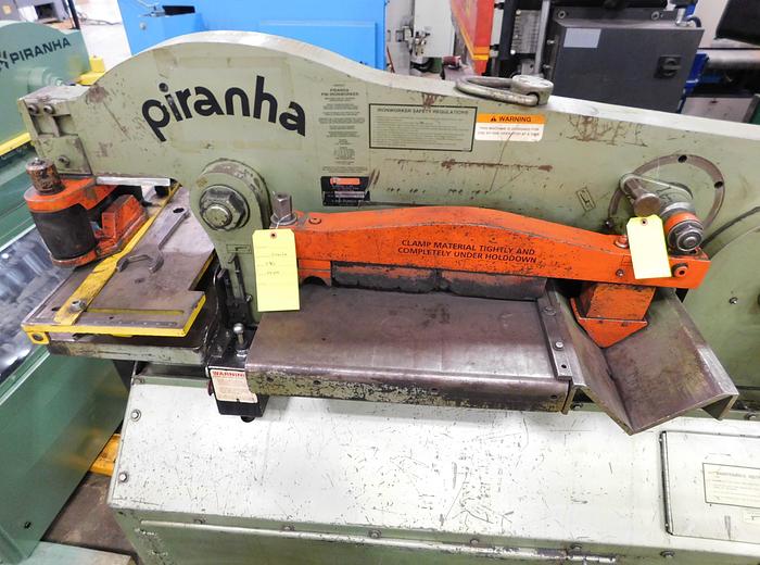 Used Piranha 90 Ton Hydraulic Ironworker P90