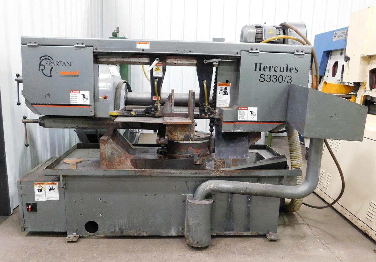 Used Marvel Spartan Horizontal Miter Bandsaw Hercules 330/3