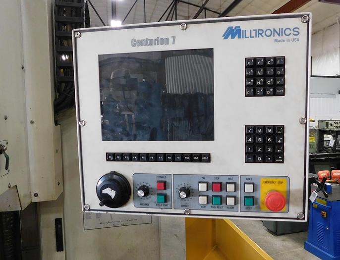 Used Milltronics RH-19 Rigid Head Bed Mill RH-19