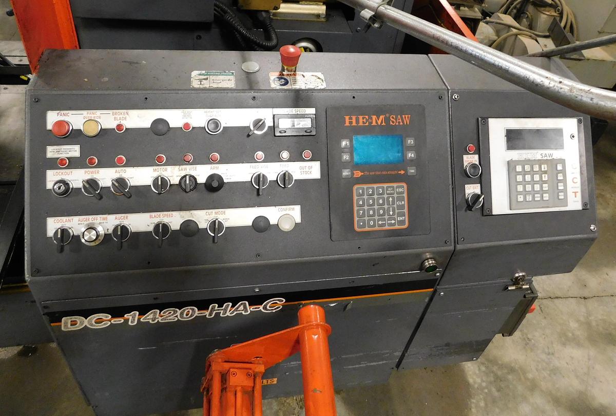 Used HemSaw DC-1420-HA-C Automatic Double Column Bandsaw
