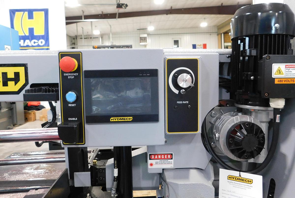 Hyd-Mech S-20PNG Semi-Automatic Horizontal Pivot Mitering Bandsaw