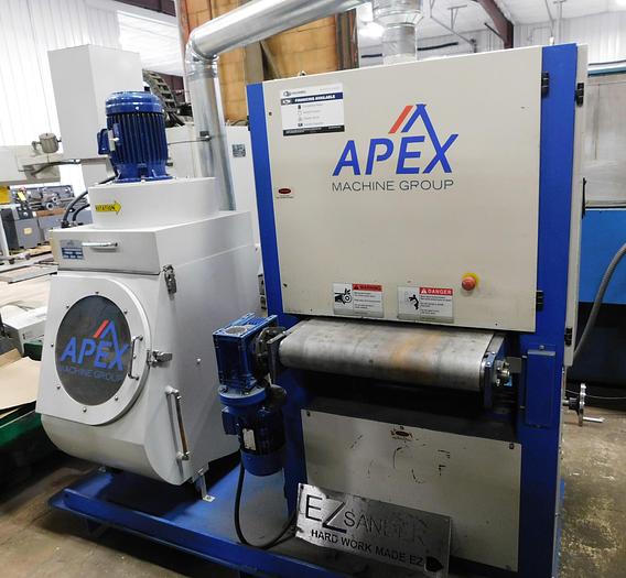 Used 2018 Apex 24" Wide Belt Sander w/Dust Collector Sander: 1025M-D Dust Collector: PWDL-5