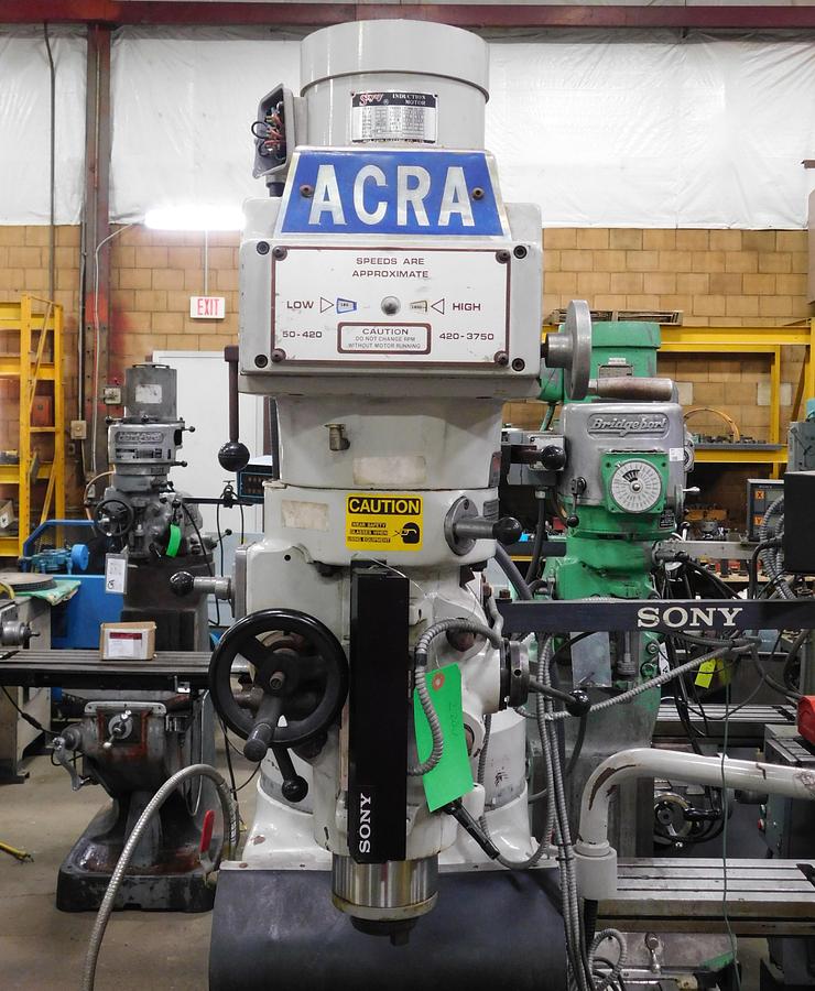 Used Acra HD Vertical Milling Machine AM5V