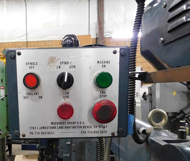 Used Amstar Vertical Milling Machine by Machinery Group MV-49