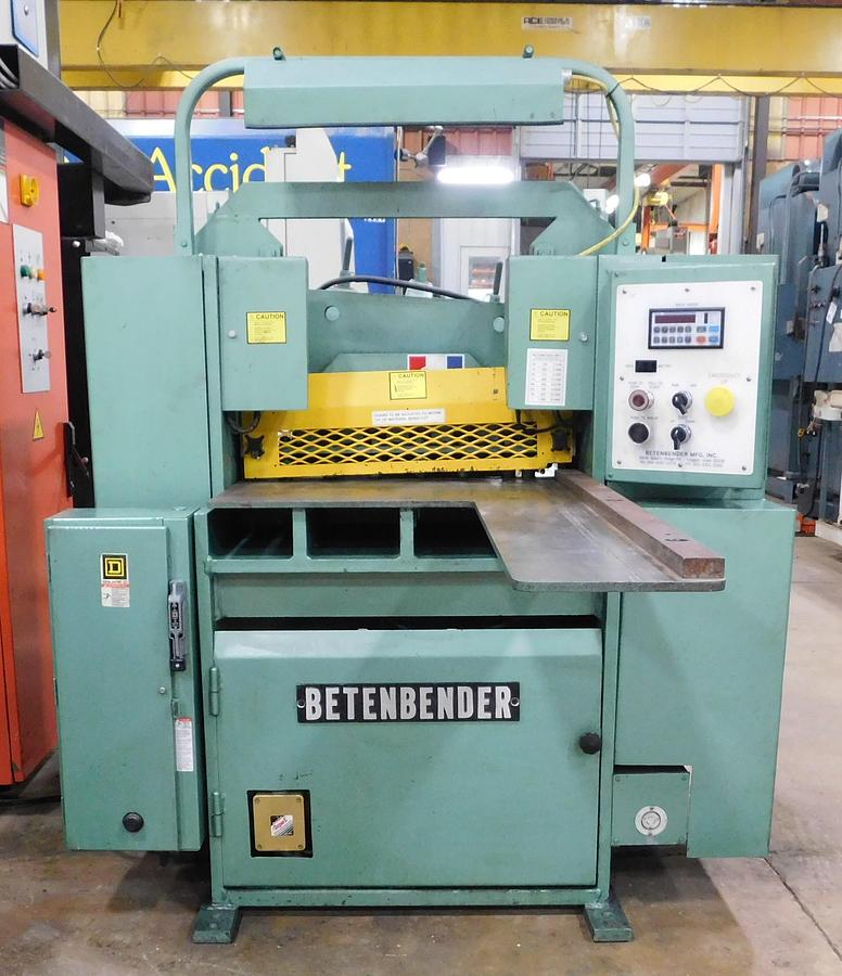 Used Betenbender 2' x 3/8 Hydraulic Shear 2-375