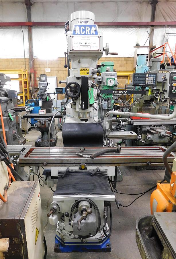 Used Acra HD Vertical Milling Machine AM5V