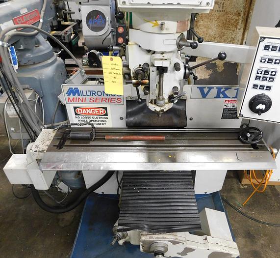 Used Milltronics VK1 2 Axis CNC Vertical Mill VK1 Series A