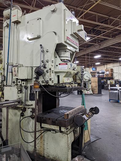 Used 1986 Komatsu 121 Ton OBI Punch Press 110-2 OBS