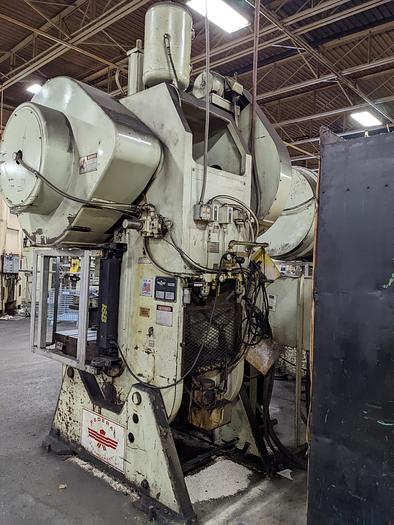 Used Federal 100 Ton OBI Flywheel Type Press #8