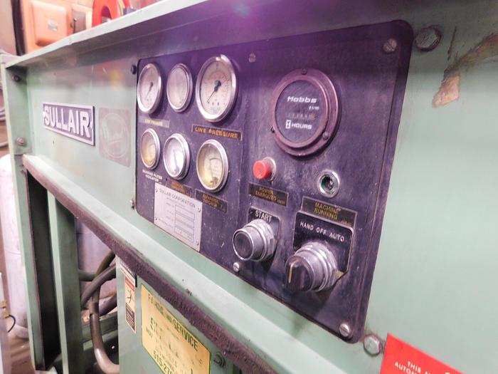 Used 1984 Sullair 40 HP Rotary Screw Air Compressor 12B-40L