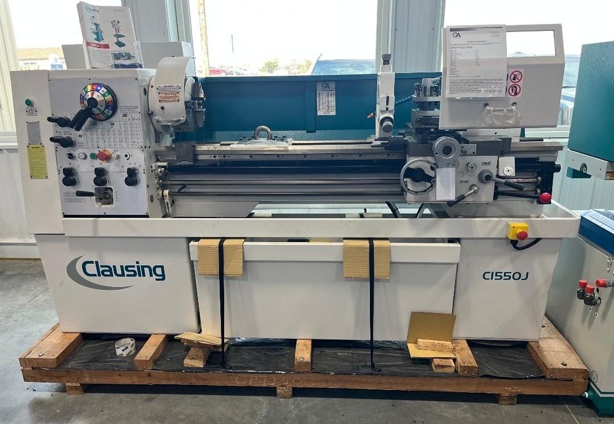 Clausing 15" x 50" Toolroom Lathe C1550J