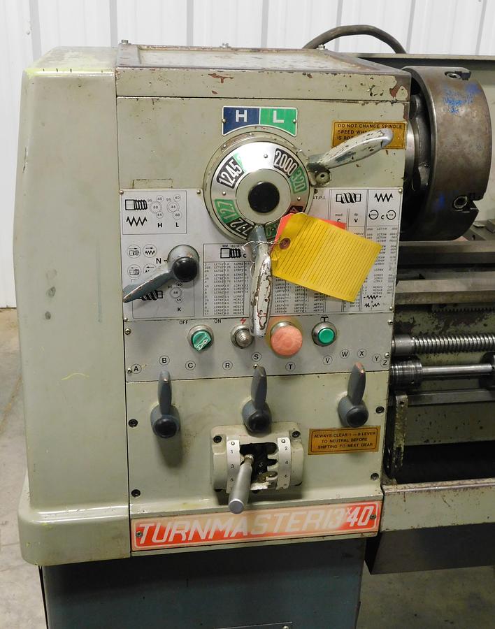 Used Turnmaster 13" x 40" Toolroom Lathe T1340