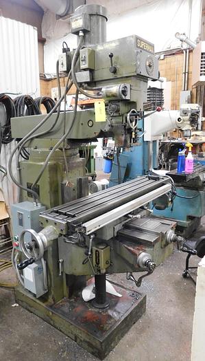 Used 1984 Supermax Vertical Milling Machine YCM16VS