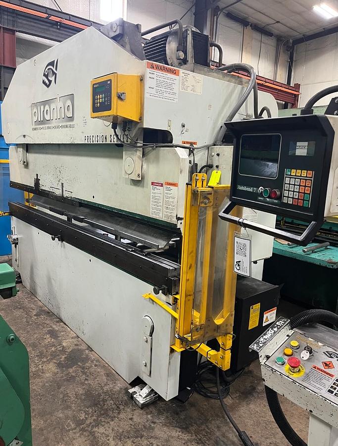 Used Piranha 10' x 95 Ton Hydraulic Press Brake 95-10