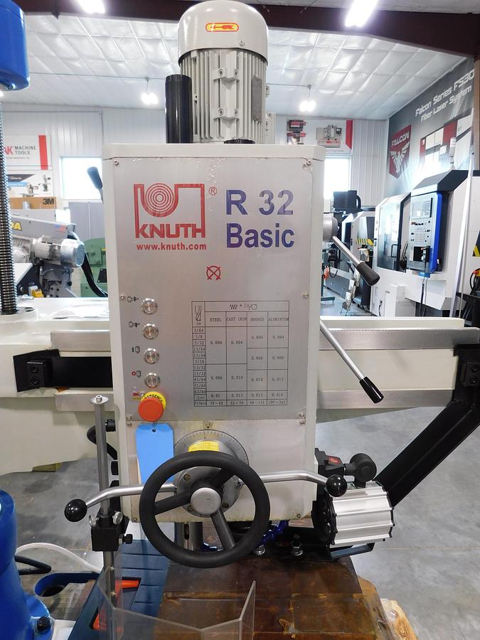 Knuth 8" x 32" Radial Arm Drill R 32 BASIC