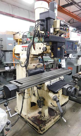 Used 2000 Jet 3 Axis CNC Vertical Milling Machine JTM 1050 EVS