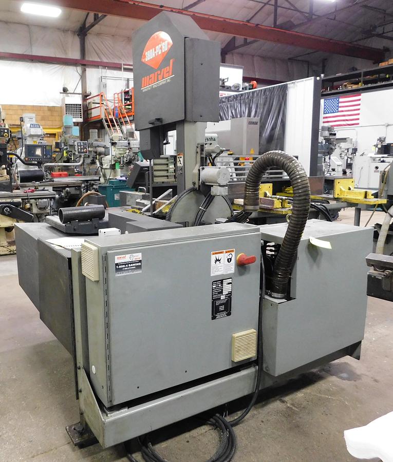 Used Marvel CNC Vertical Automatic Bandsaw E380 PC3