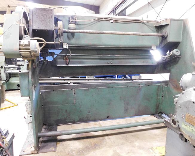 Used Wisconsin 12' x 100 Ton Forcemaster Mechanical Press Brake 12 FM100