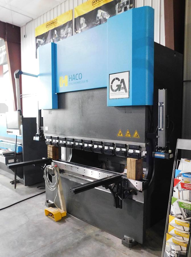 Used 2024 HACO SRM756-5 6' x 75 Ton CNC Hydraulic Press Brake